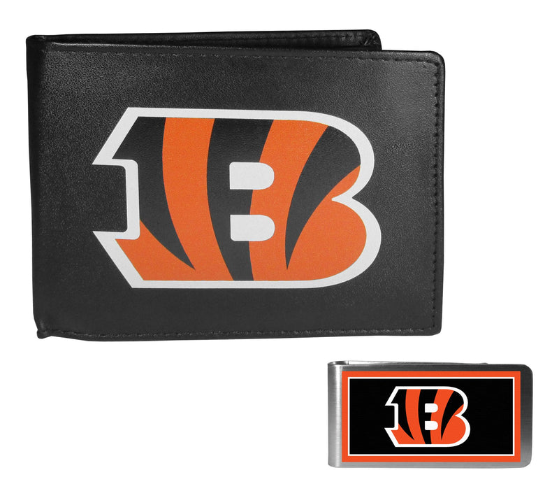 Siskiyou Sports NFL Leather Bi-fold & Color Money Clip — View 38