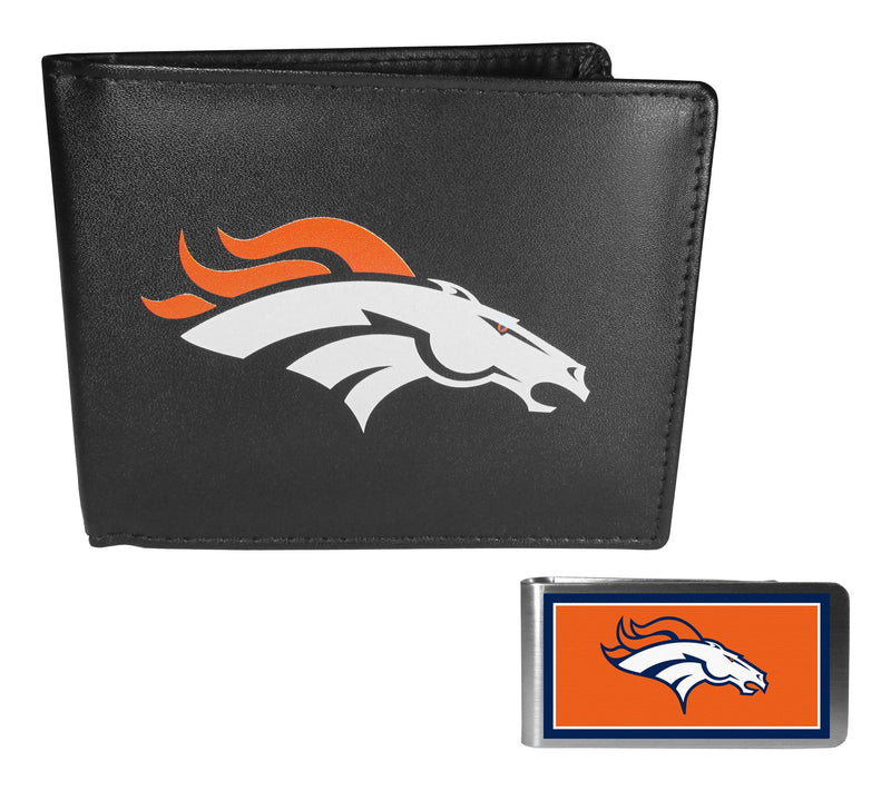 Siskiyou Sports NFL Leather Bi-fold & Color Money Clip — View 7