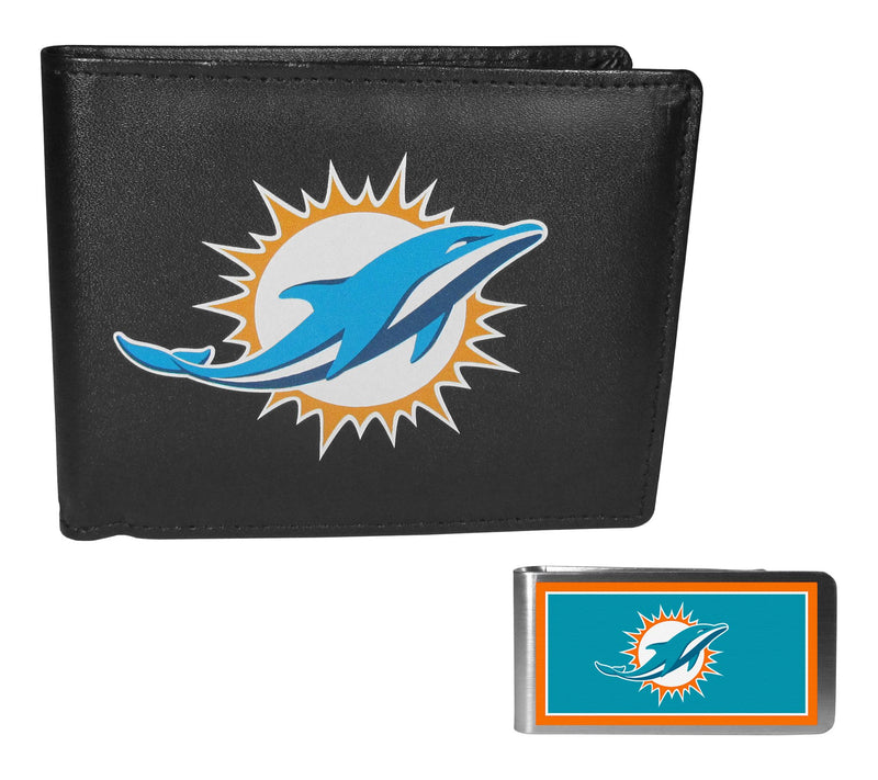 Siskiyou Sports NFL Leather Bi-fold & Color Money Clip — View 44