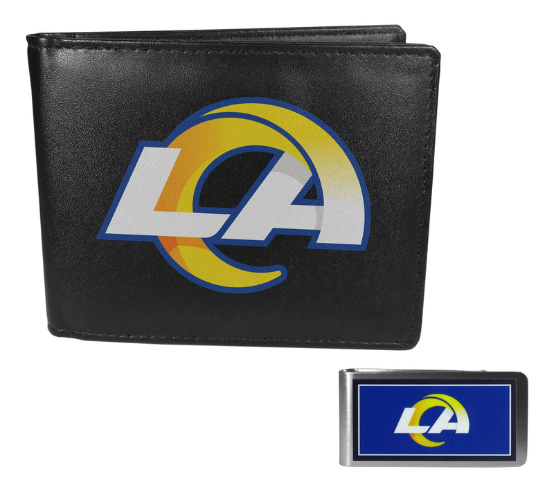 Siskiyou Sports NFL Leather Bi-fold & Color Money Clip — View 47