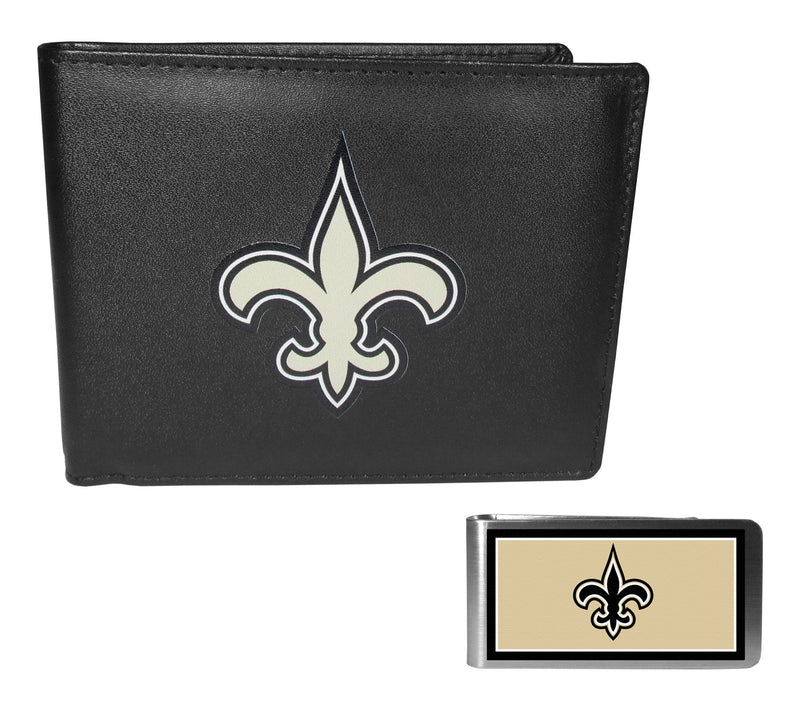 Siskiyou Sports NFL Leather Bi-fold & Color Money Clip — View 16
