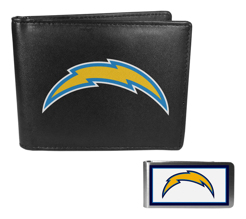 Siskiyou Sports NFL Leather Bi-fold & Color Money Clip — View 23