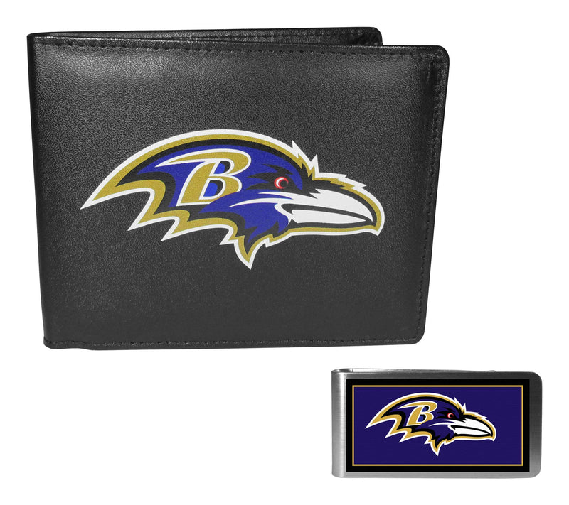 Siskiyou Sports NFL Leather Bi-fold & Color Money Clip — View 64