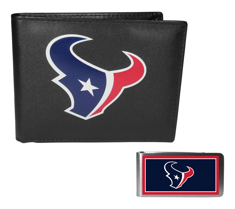 Siskiyou Sports NFL Leather Bi-fold & Color Money Clip — View 33