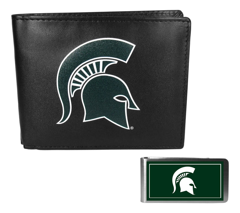 Siskiyou Sports NCAA College Leather Wallet & Color Money Clip — View 19