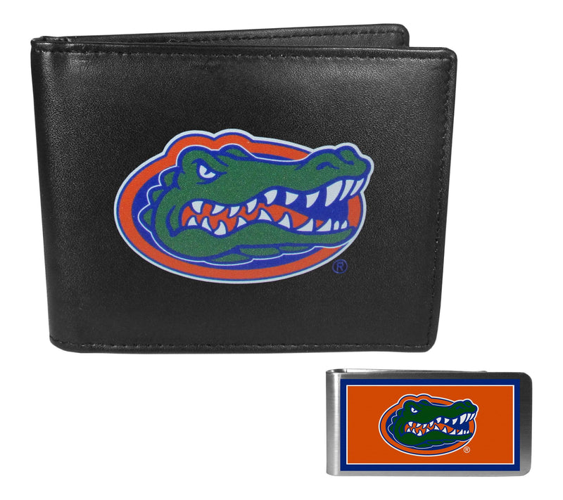 Siskiyou Sports NCAA College Leather Wallet & Color Money Clip — View 5