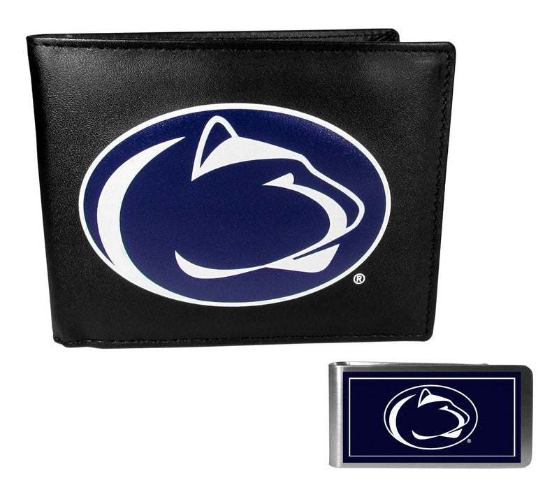 Siskiyou Sports NCAA College Leather Wallet & Color Money Clip — View 29