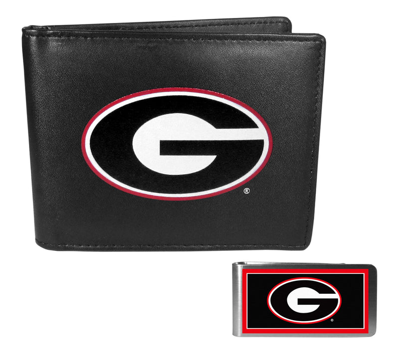 Siskiyou Sports NCAA College Leather Wallet & Color Money Clip — View 30