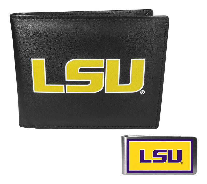Siskiyou Sports NCAA College Leather Wallet & Color Money Clip — View 33
