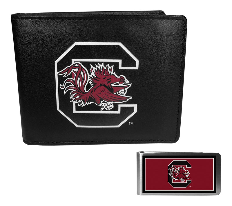 Siskiyou Sports NCAA College Leather Wallet & Color Money Clip — View 34