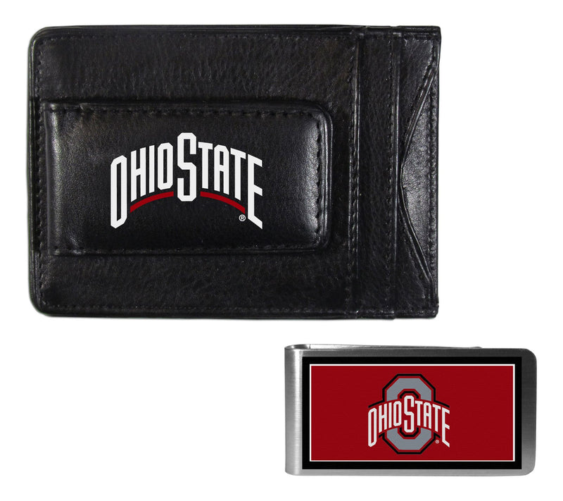 Siskiyou Sports NCAA College Slim Wallet & Color Money Clip — View 3