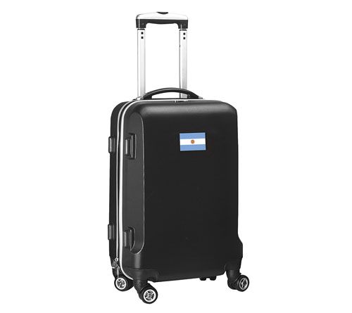 Mojo Licensing Flag 21" Carry-On Hardcase Spinner, Black — View 7