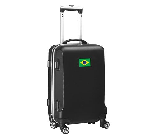 Mojo Licensing Flag 21" Carry-On Hardcase Spinner, Black — View 9
