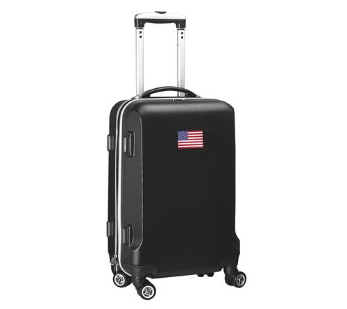 Mojo Licensing Flag 21" Carry-On Hardcase Spinner, Black — View 17