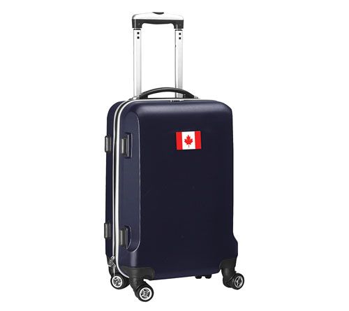 Mojo Licensing Flag 21" Carry-On Hardcase Spinner, Navy — View 10