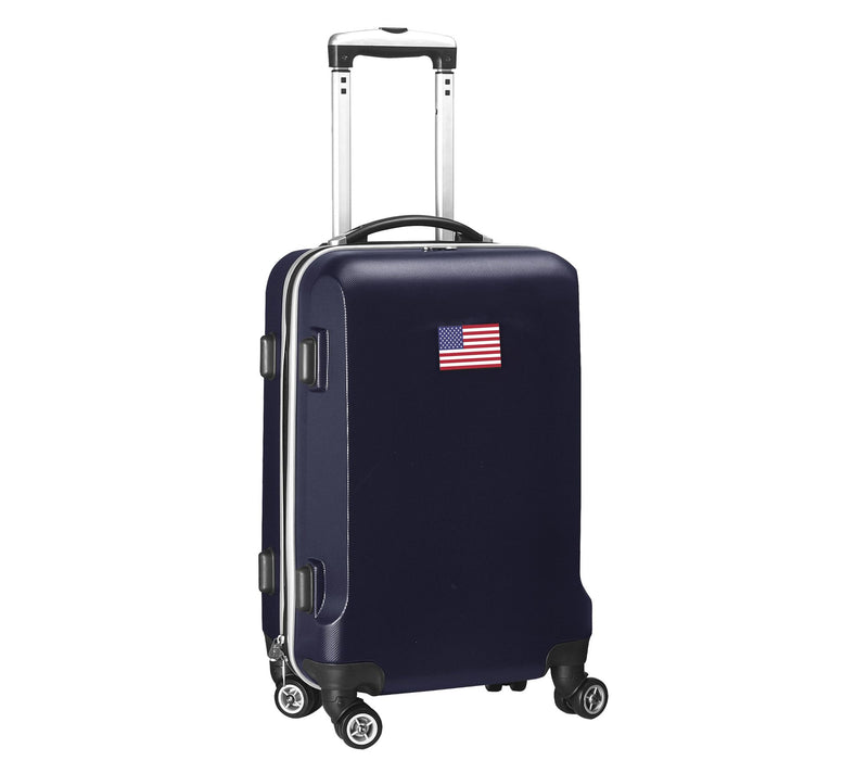 Mojo Licensing Flag 21" Carry-On Hardcase Spinner, Navy — View 28