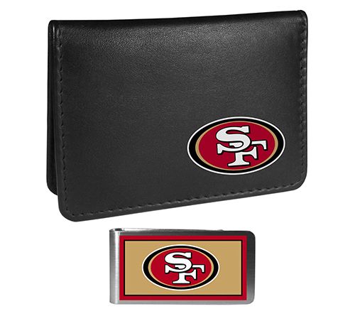 Siskiyou Sports NFL Weekend Bi-fold Wallet & Color Money Clip — View 3