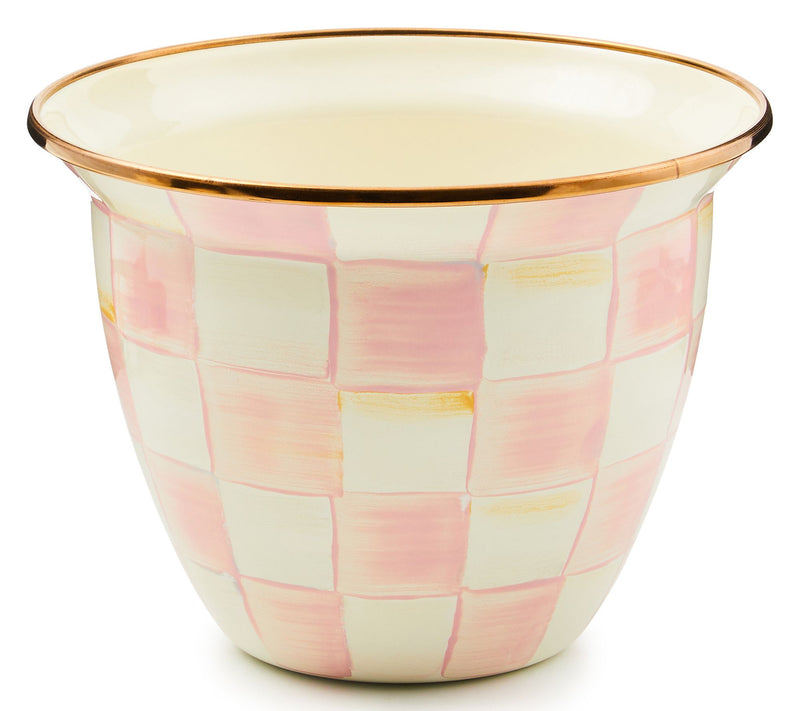 MacKenzie-Childs Check Large Flower Pot — View 9