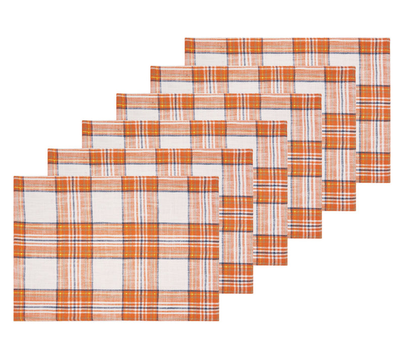 Gibson Plaid Placemat Set of 6 by Valerie — Main view