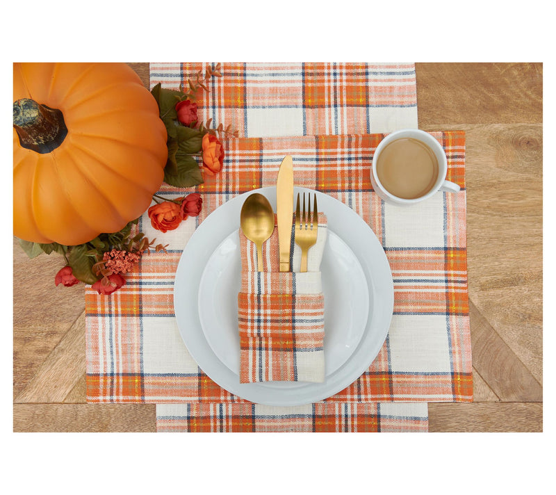 Gibson Plaid Placemat Set of 6 by Valerie — View 3