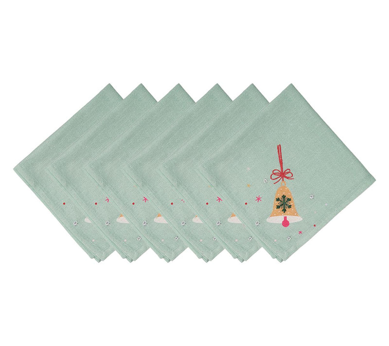 Vintage Christmas Napkin Set of 6 by Valerie — Main view