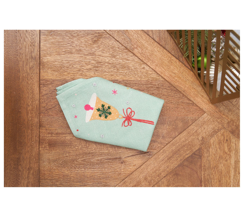 Vintage Christmas Napkin Set of 6 by Valerie — View 2