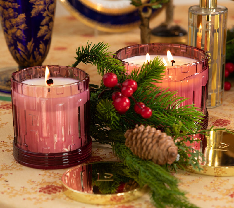 Elton John x Slatkin + Co. Rose Ginger Tea 3pc Candle & Room Spray Set — View 3