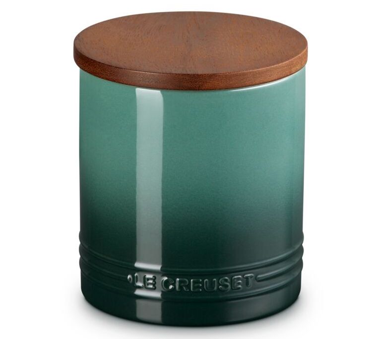 Le Creuset 1.2 qt. Signature Storage Canister with Wood Lid — View 10