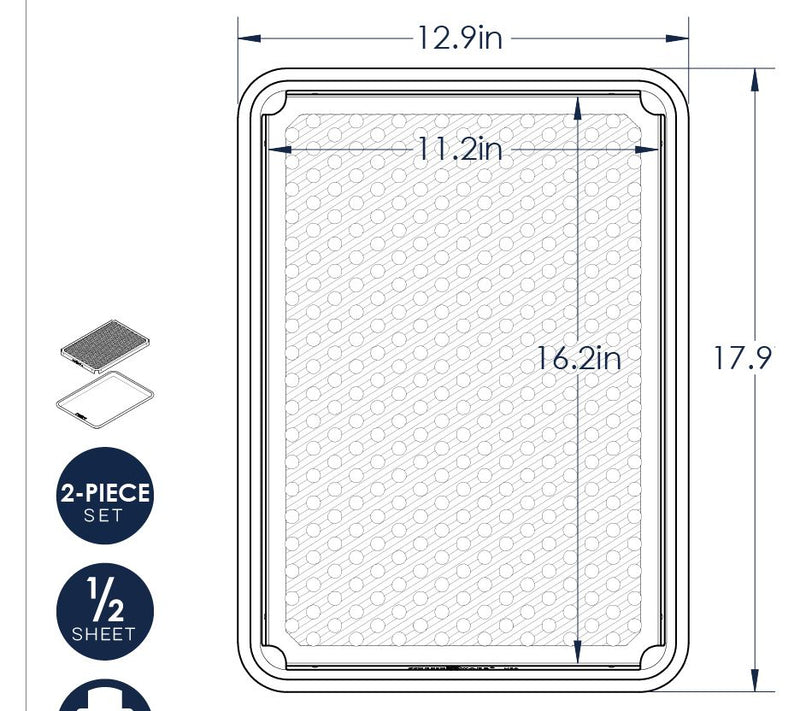 Nordic Ware Naturals MultiTask Oven/Cool Rack &Half Sheet Pan — View 5