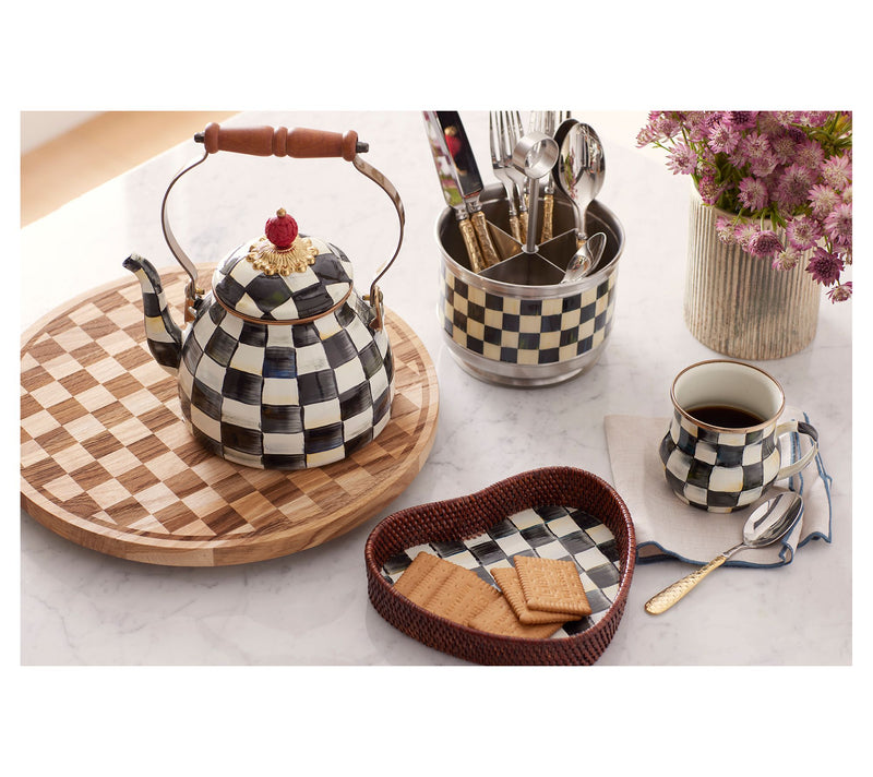 MacKenzie-Childs Courtly Check Supper Club Flatware Caddy — View 3
