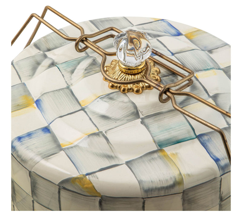 MacKenzie-Childs Check Cake Carrier — View 5