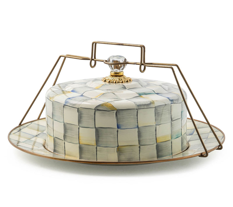 MacKenzie-Childs Check Cake Carrier — View 11