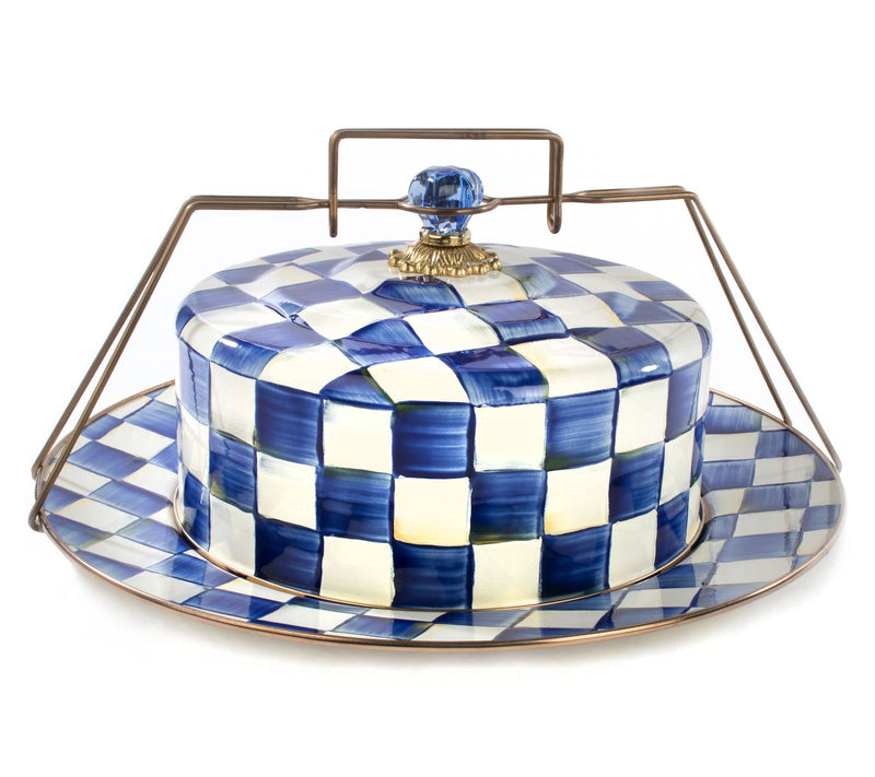 MacKenzie-Childs Check Cake Carrier — View 12