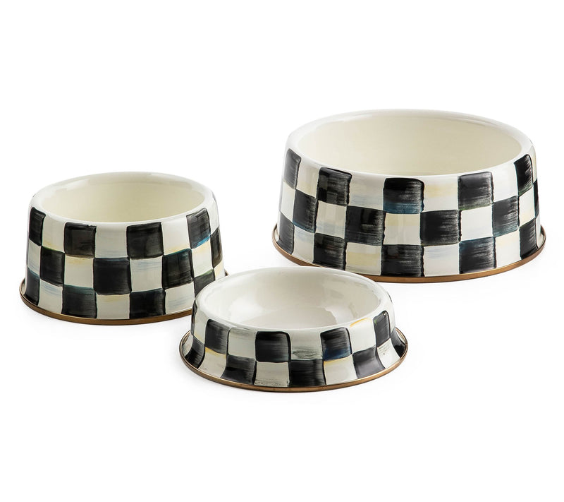 MacKenzie-Childs Check Medium Pet Dish — View 3
