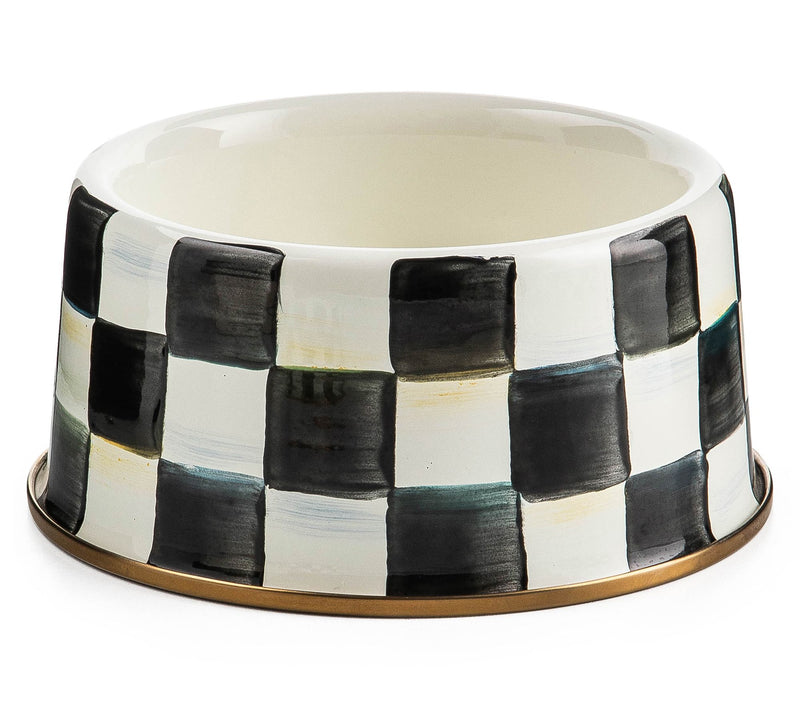 MacKenzie-Childs Check Medium Pet Dish — View 12