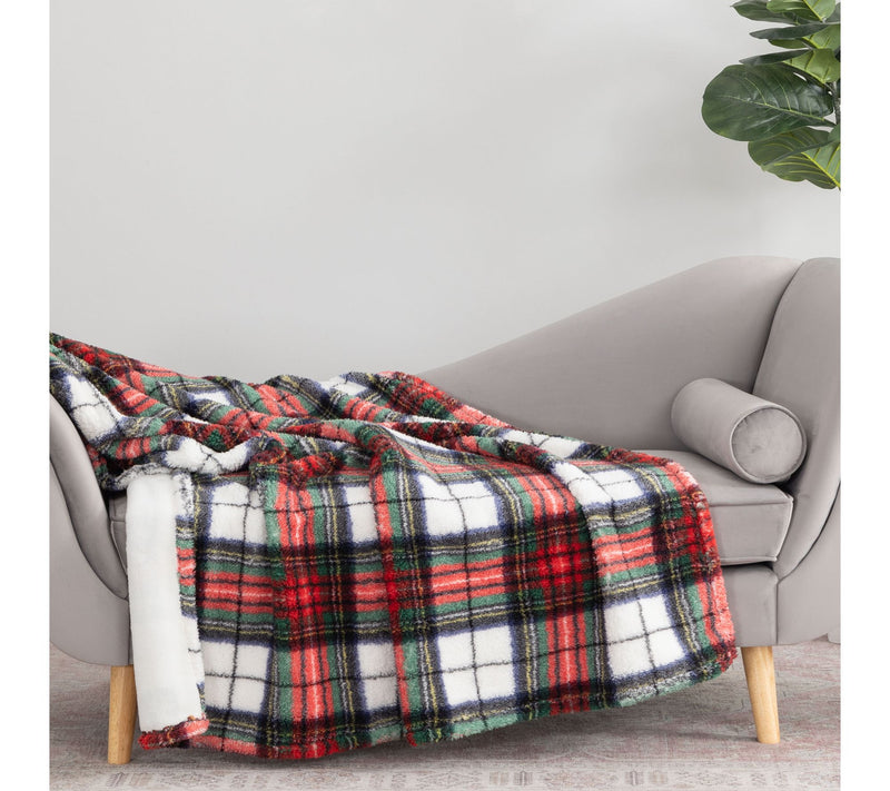 60x70 Reversible Sherpa Printed Throw by Jill Martin — View 2