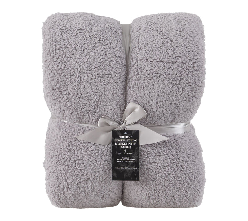 120x120 Oversized Sherpa Blanket by Jill Martin — View 2