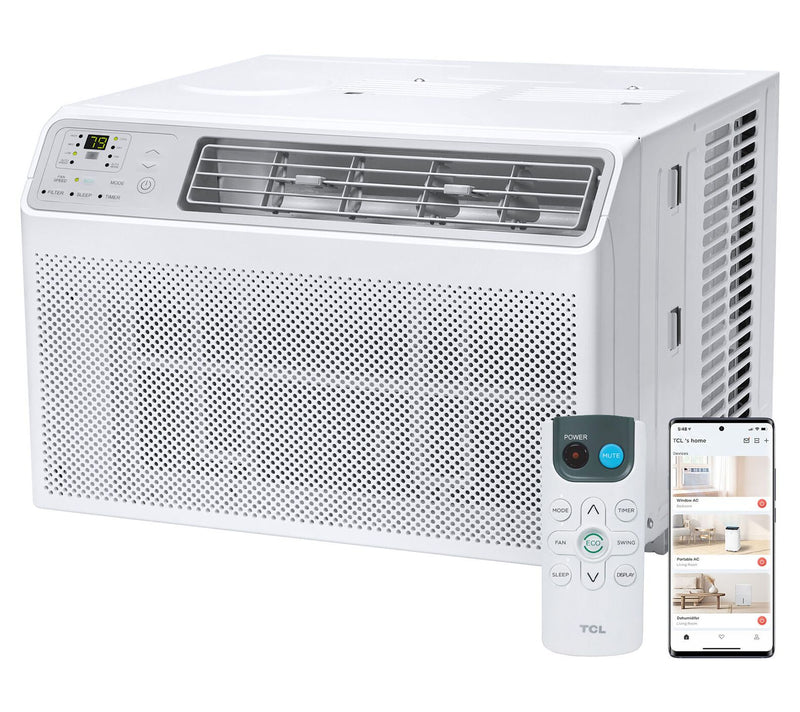 TCL 10,000 BTU Smart Window Air Conditioner with Remote — View 10