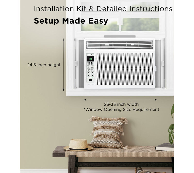 TCL 6,000 BTU Window Air Conditioner with Remote — View 7