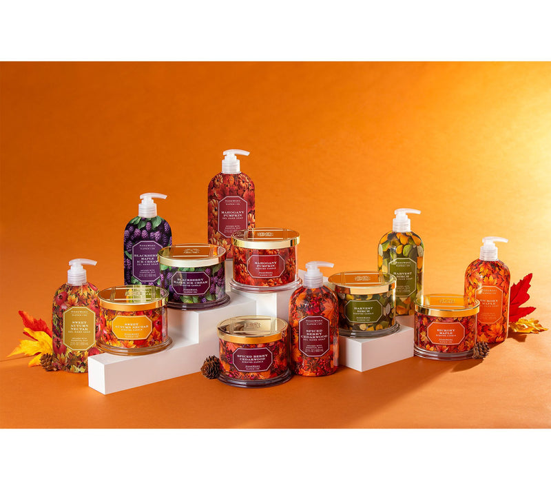 HomeWorx by Slatkin + Co. S/3 14-oz. Orchard Treats Candles — View 7