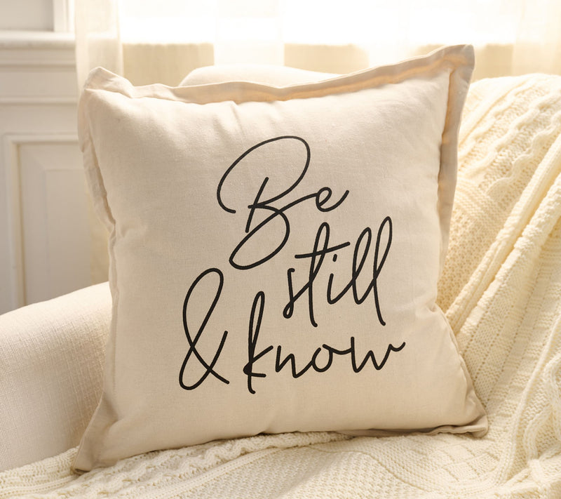 Vintage Sparrow Inspirational 18" Canvas Throw Pillow W/ Extra Cover — Main view