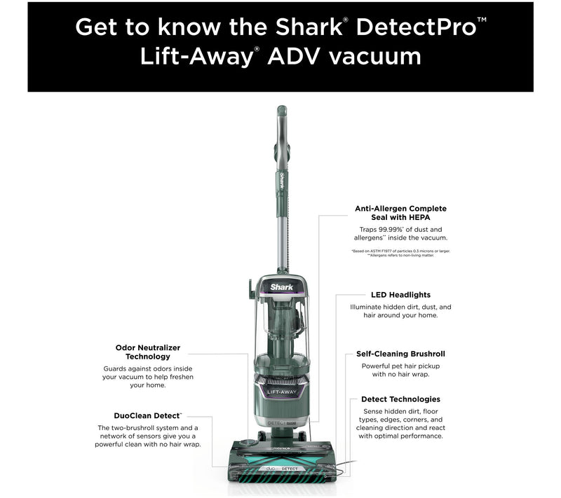 Shark Detect Pro Lift-Away ADV Upright Vacuum — View 4