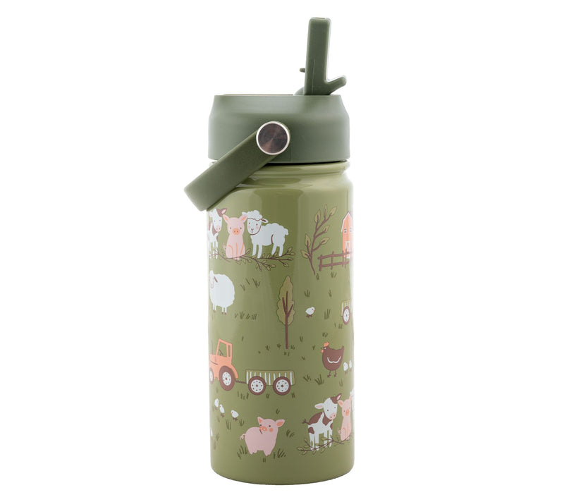Stephen Joseph Kids Stainless Steel Water Bottle with Handle — Main view