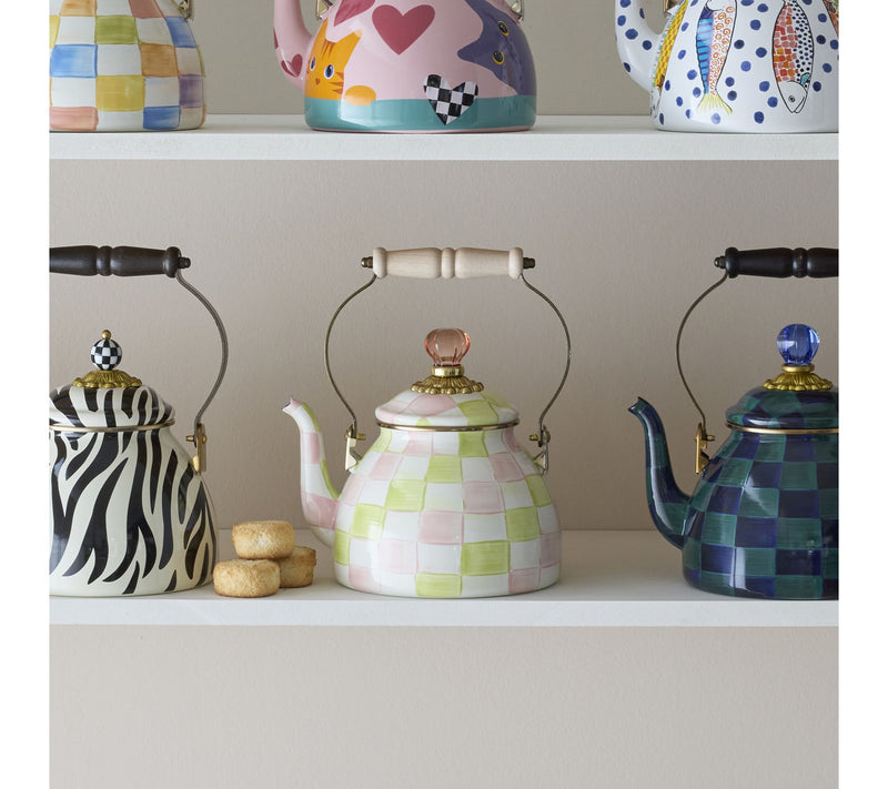 MacKenzie- Childs Palm Beach Tea Kettle C0llective — View 3
