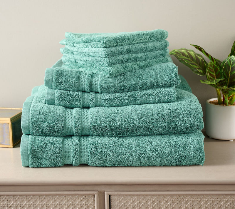 Northern Nights 8pc Organic Towel Set — Main view
