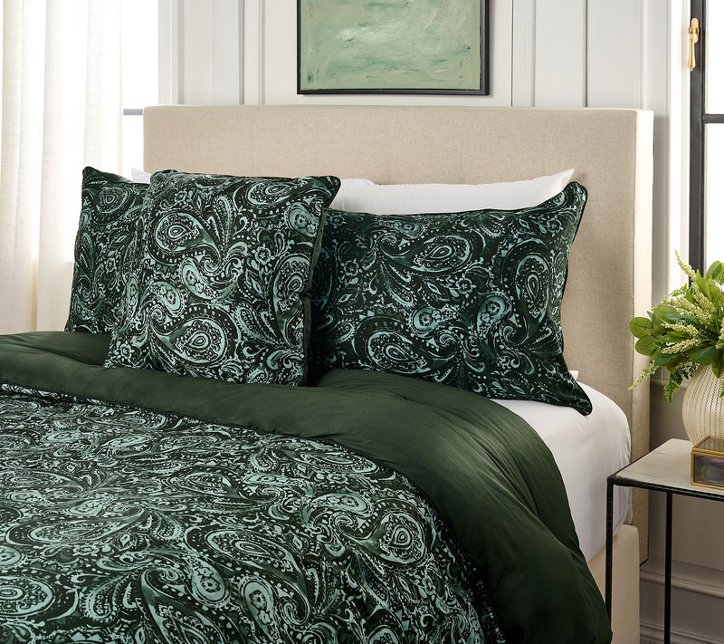 Northern Nights Paisley Comforter 4-Piece Set- Full — Main view