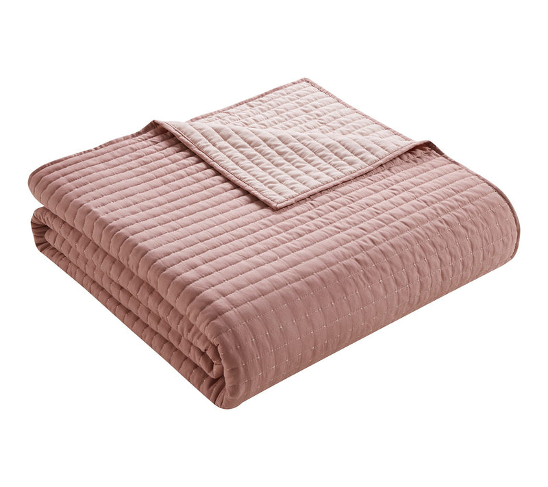 VCNY Home Embroidered 3-pc Pick Stitch Quilt Set, King — View 4