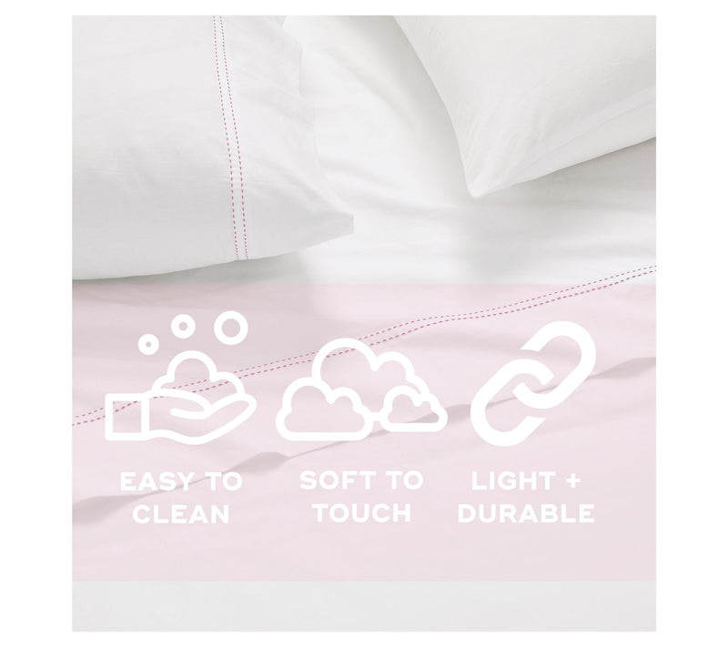 SCOUT Pick Stitch Cotton Percale Twin XL SheetSet — View 7