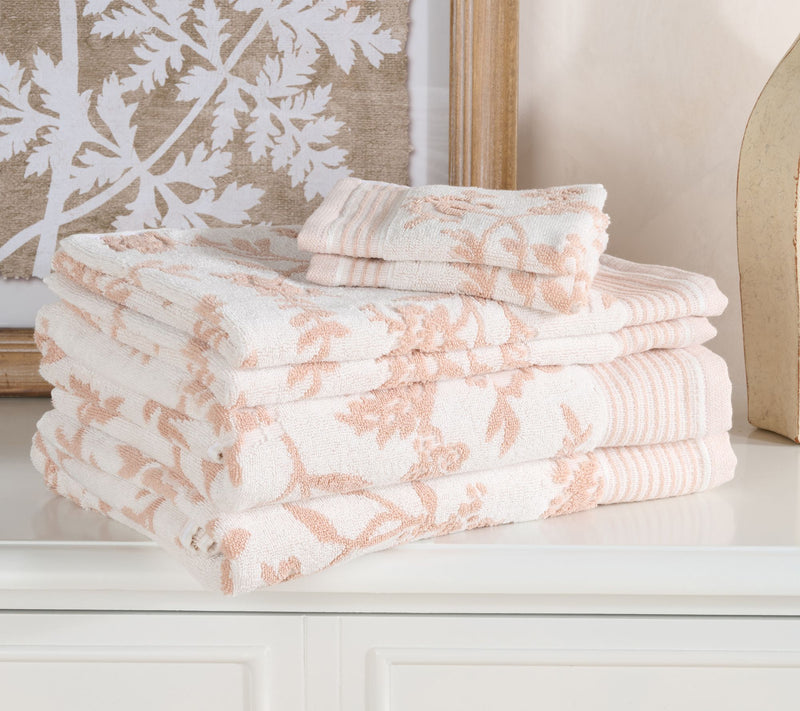Waverly Cotton Jacquard 6-Piece Towel Set — View 7