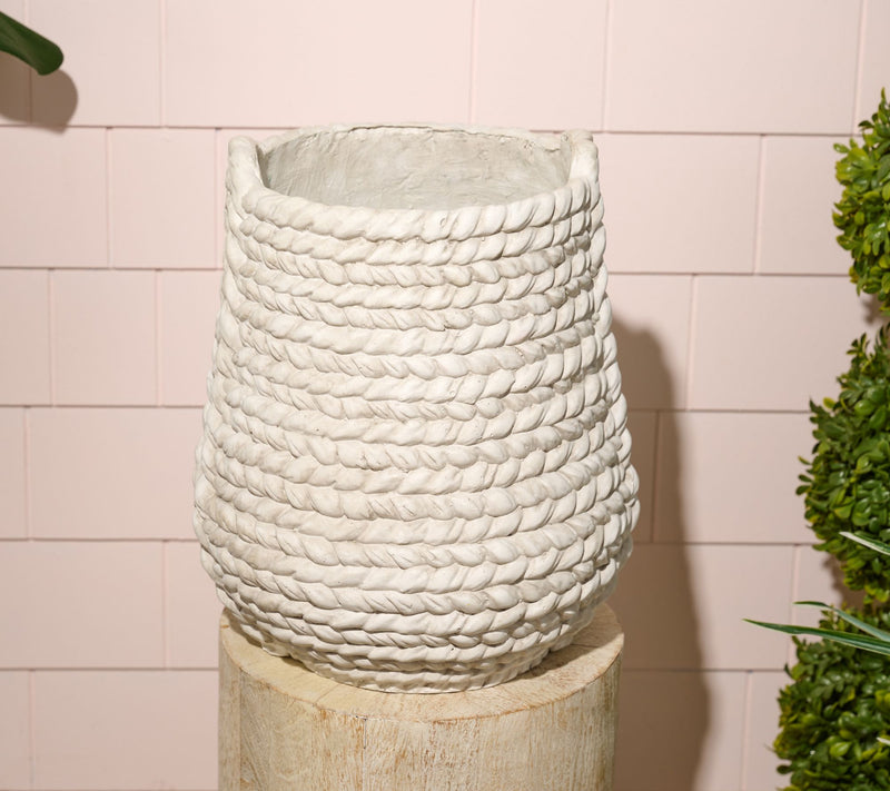 "As Is" 15" Decorative In/Outdoor Basket Planter by Kim Gravel — View 2